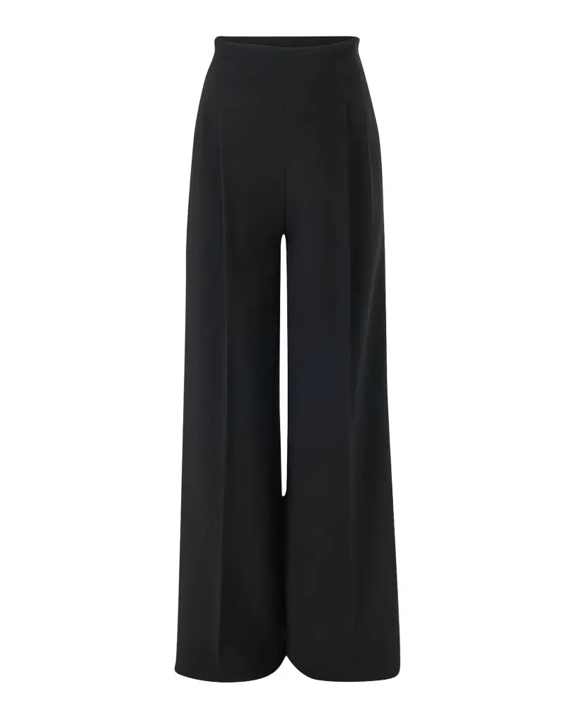 Carolina Herrera Marisol Pleated Wide-Leg Crepe Pants