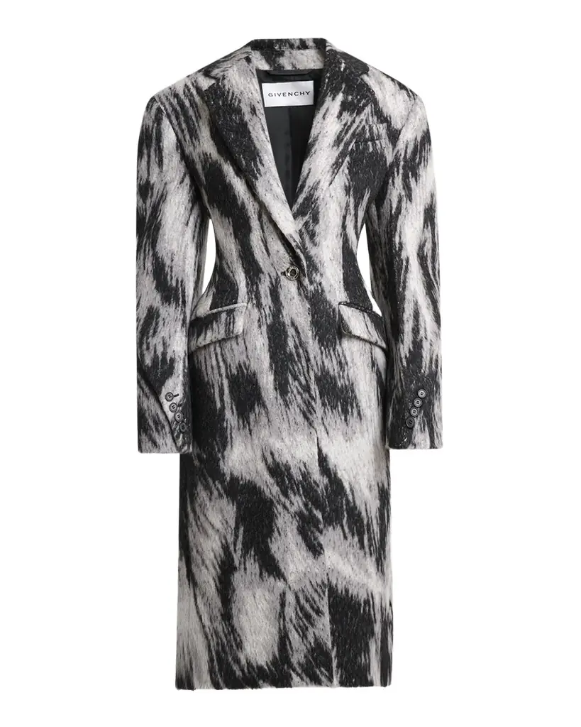Givenchy Animal Cocoon Coat