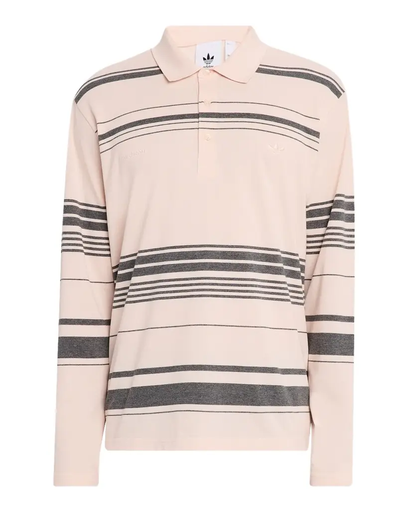 Adidas x Wales Bonner Men 's Multi-Stripe Polo Shirt