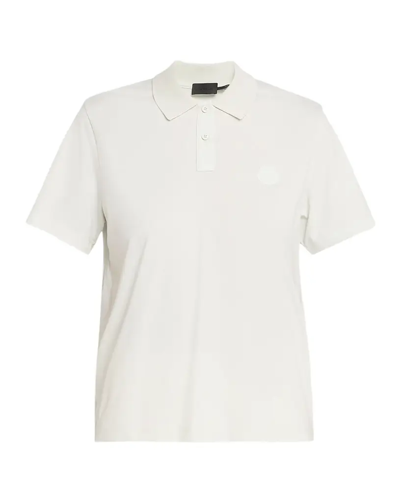 Moncler Short-Sleeve Logo Polo - Women's Clothing