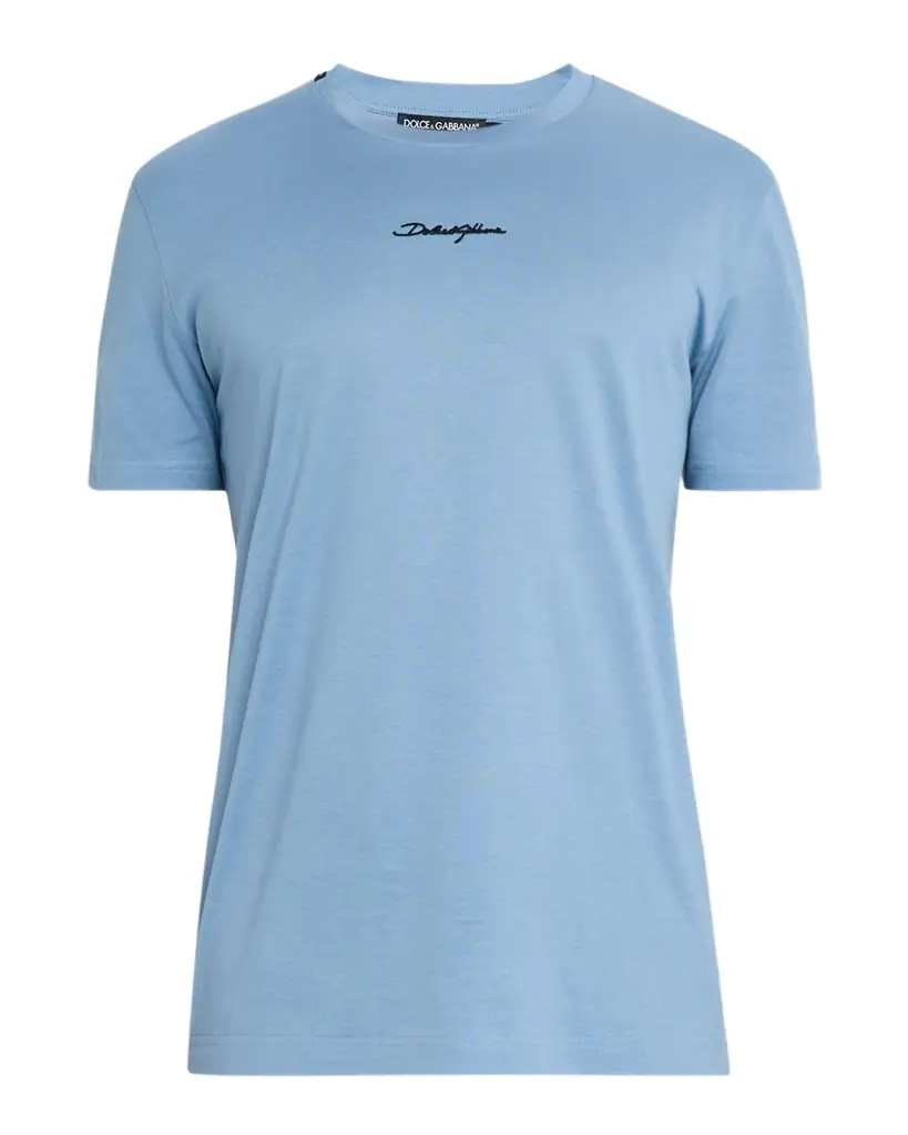 Dolce & Gabbana Men 's Cotton Logo Signature T-Shirt