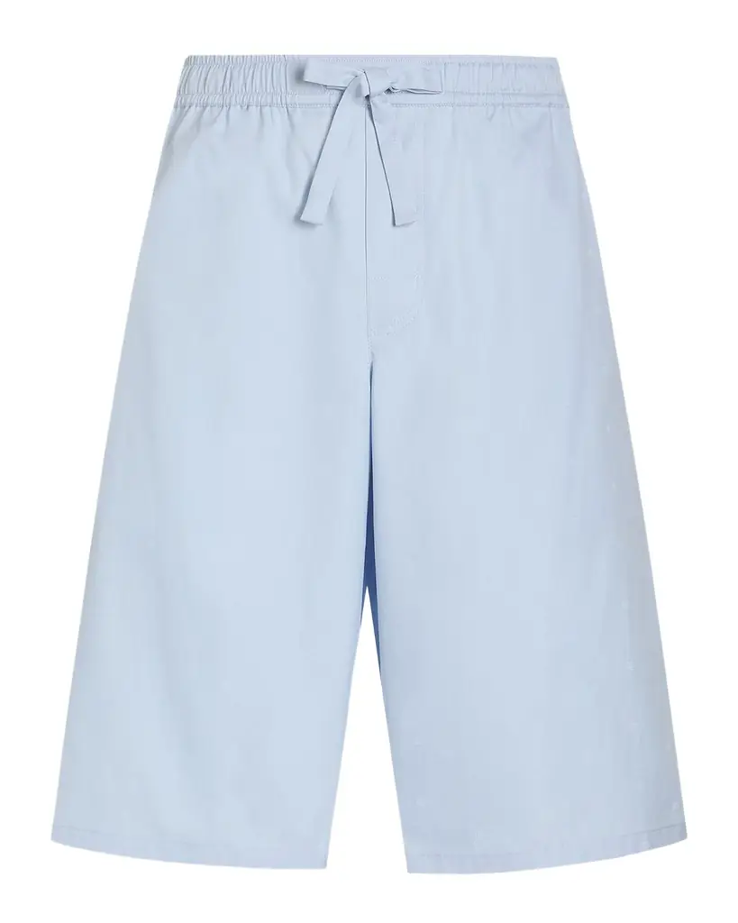 Dolce & Gabbana Men 's Cotton Poplin Drawstring Bermuda Shorts