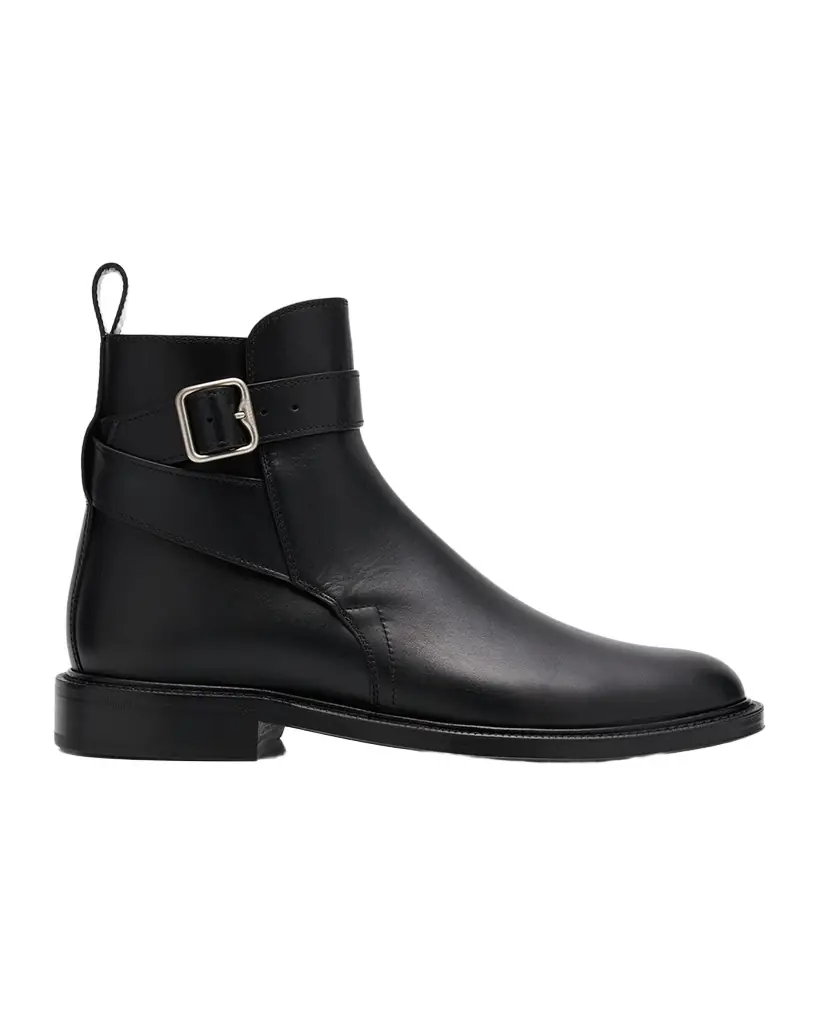 Burberry Men 's Manor Jodhpur Leather Ankle Boots