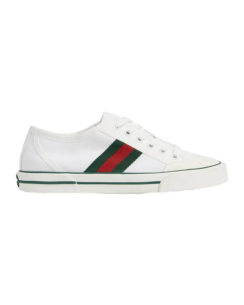 Gucci Tennis 1977 Canvas Low-Top Sneakers