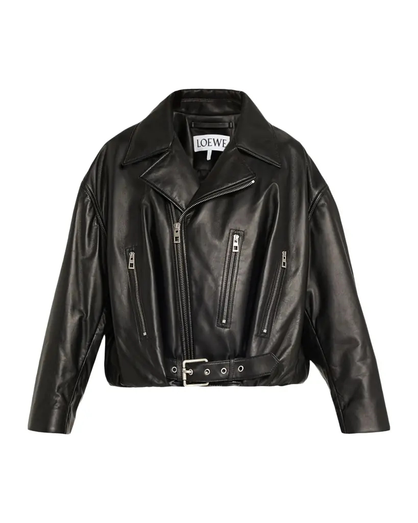 Loewe Short Nappa Lambskin Biker Jacket