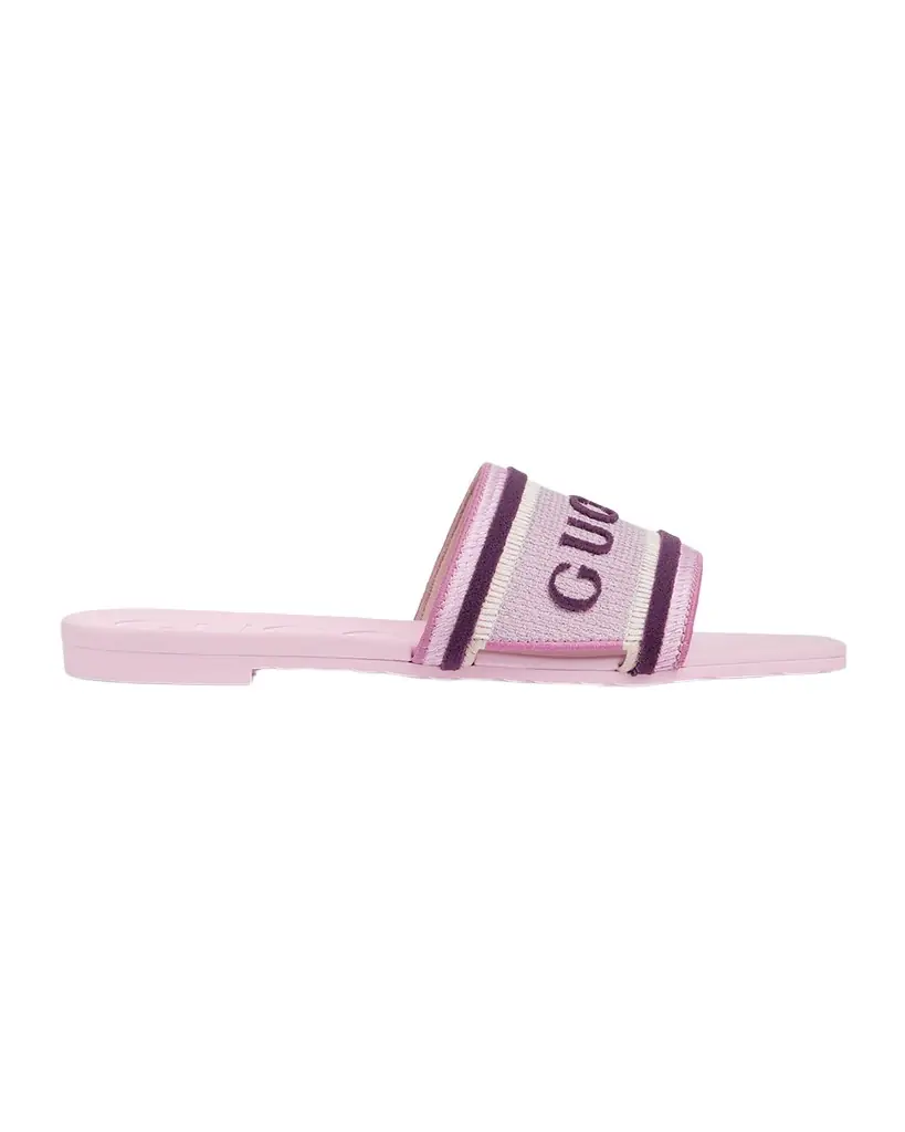 Luna Logo Jacquard Slide Sandals