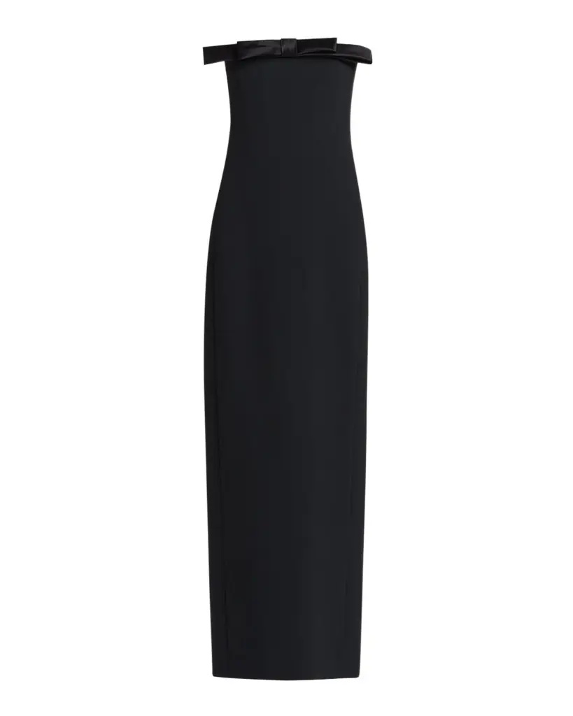 TOM FORD Bow Strapless Column Gown