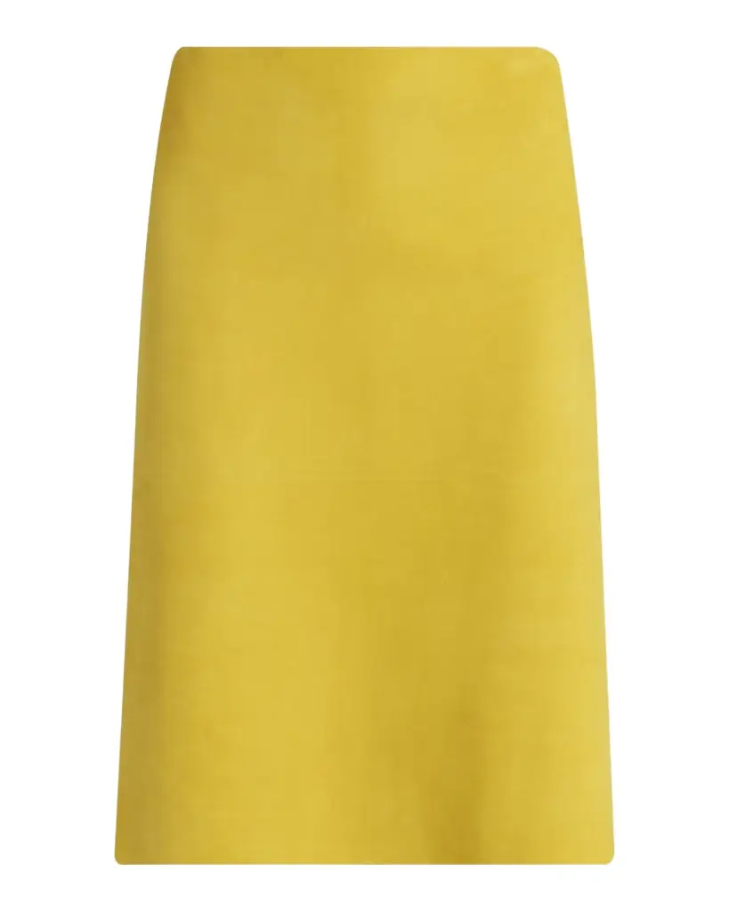 Ferragamo Leather Pencil Skirt