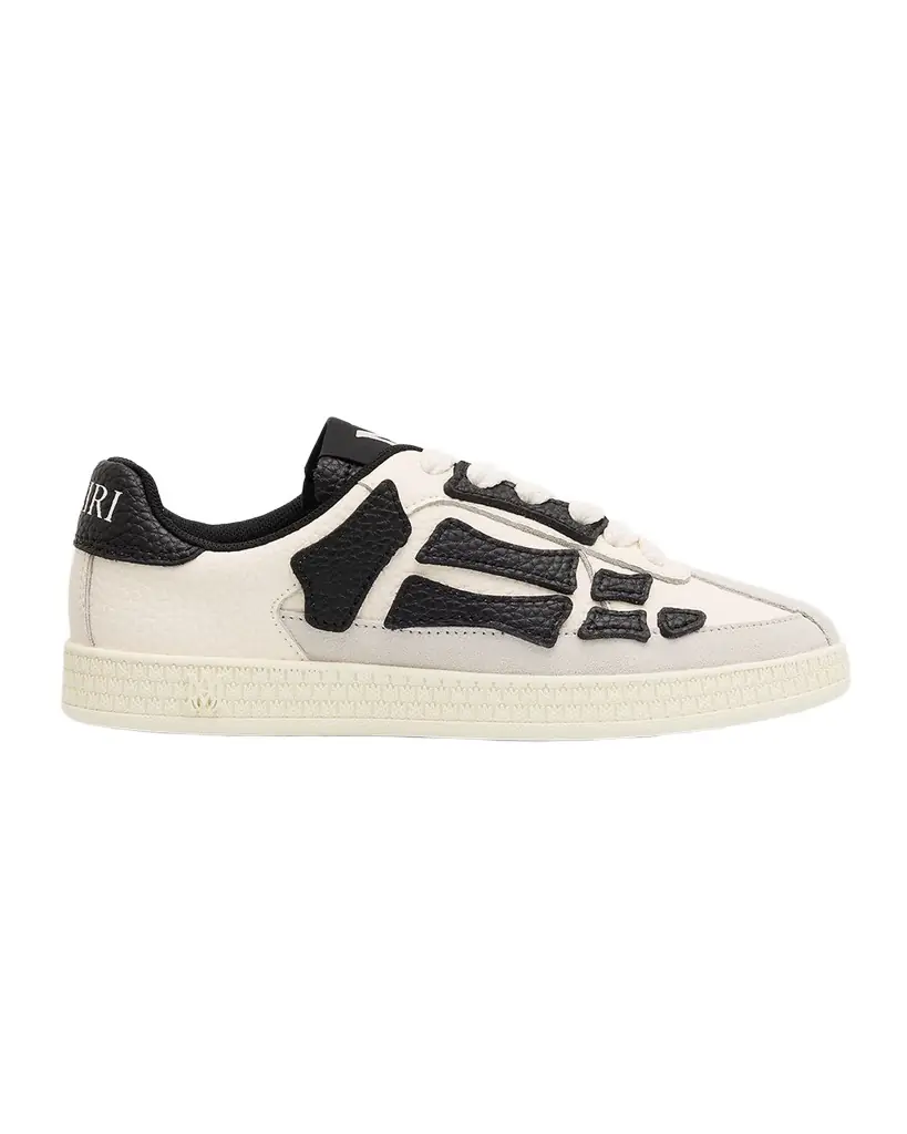 Amiri Kid 's Pacific Bones Leather Sneakers, Kids