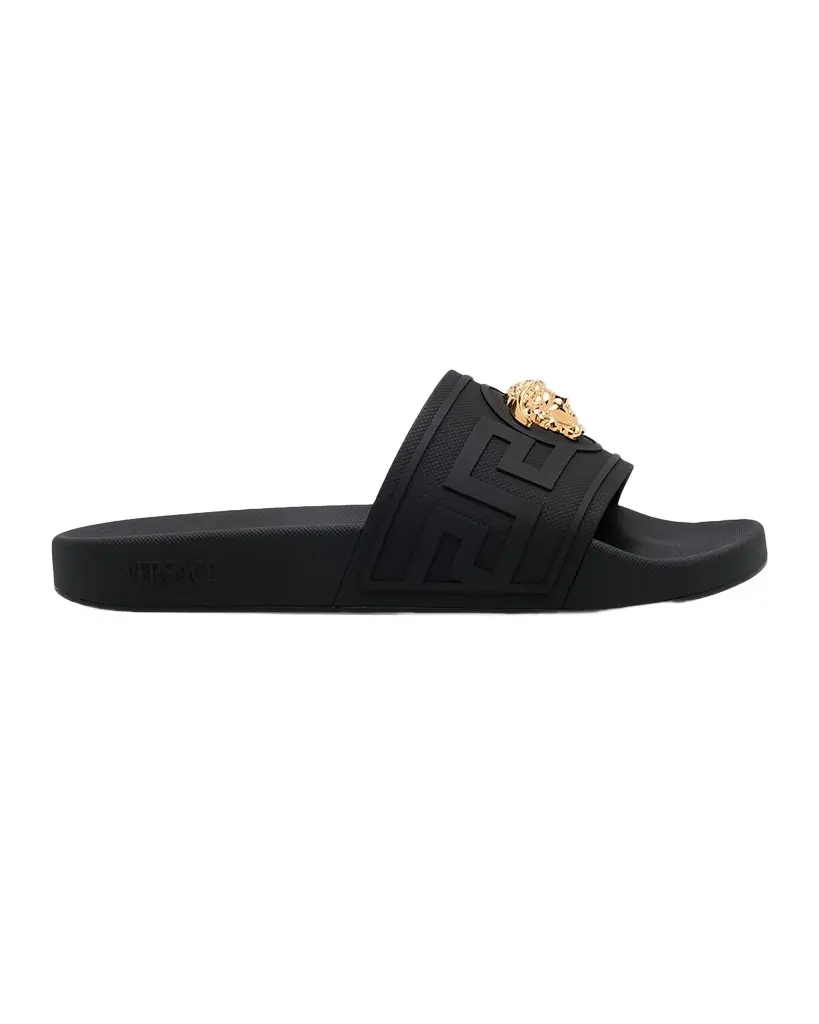 Versace Men 's La Medusa Pool Slides