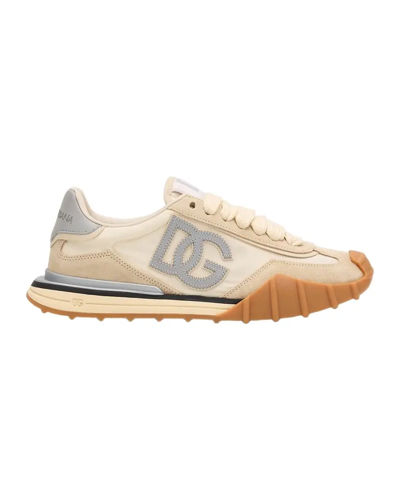 Dolce & Gabbana DG Cushion Nylon and Leather Low-Top Sneakers