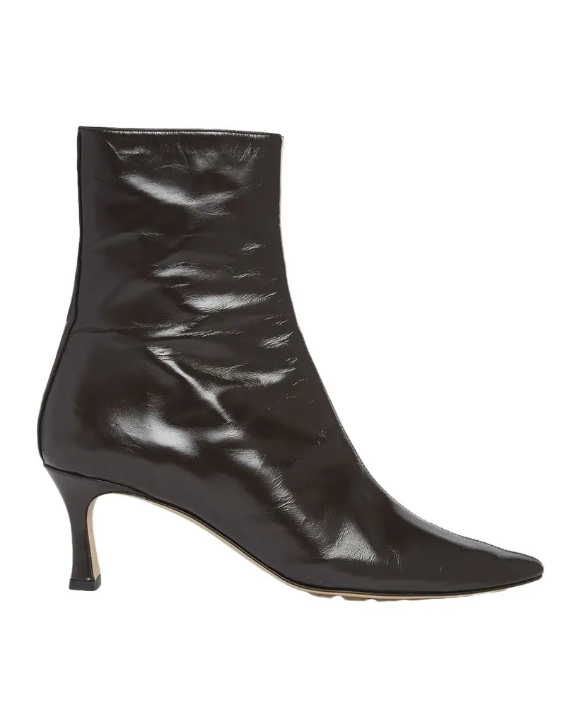 Bottega Veneta Sofia Leather Ankle Booties