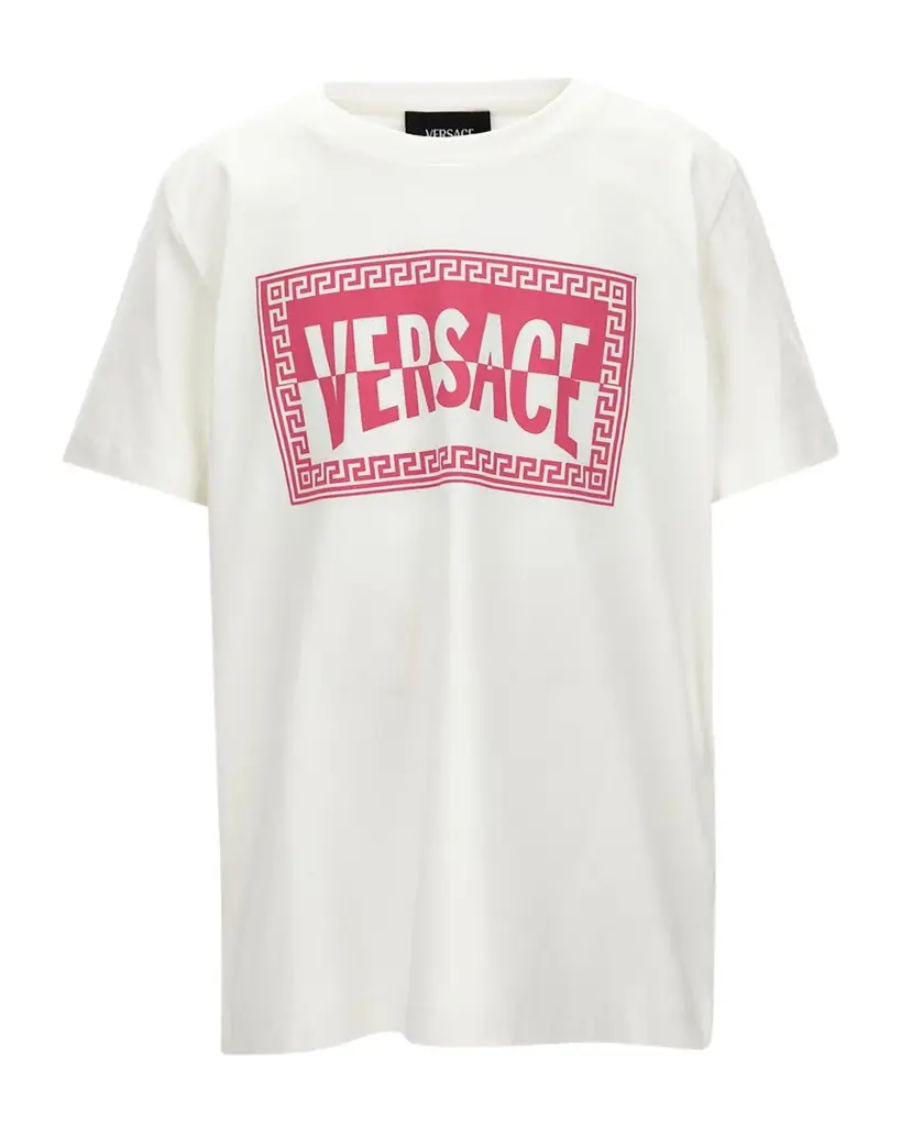 Versace Girl 's '90s Vintage Logo Short-Sleeved T-Shirt, Size 6-14