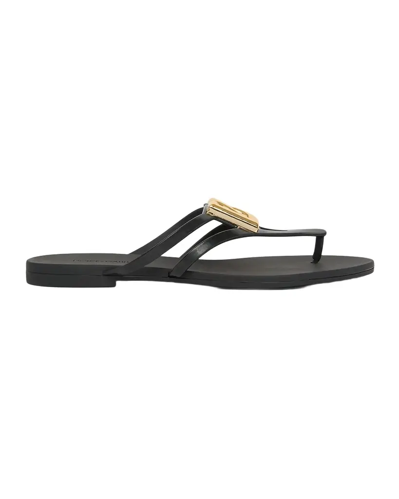 Dolce & Gabbana DG Jelly Flat Thong Sandals