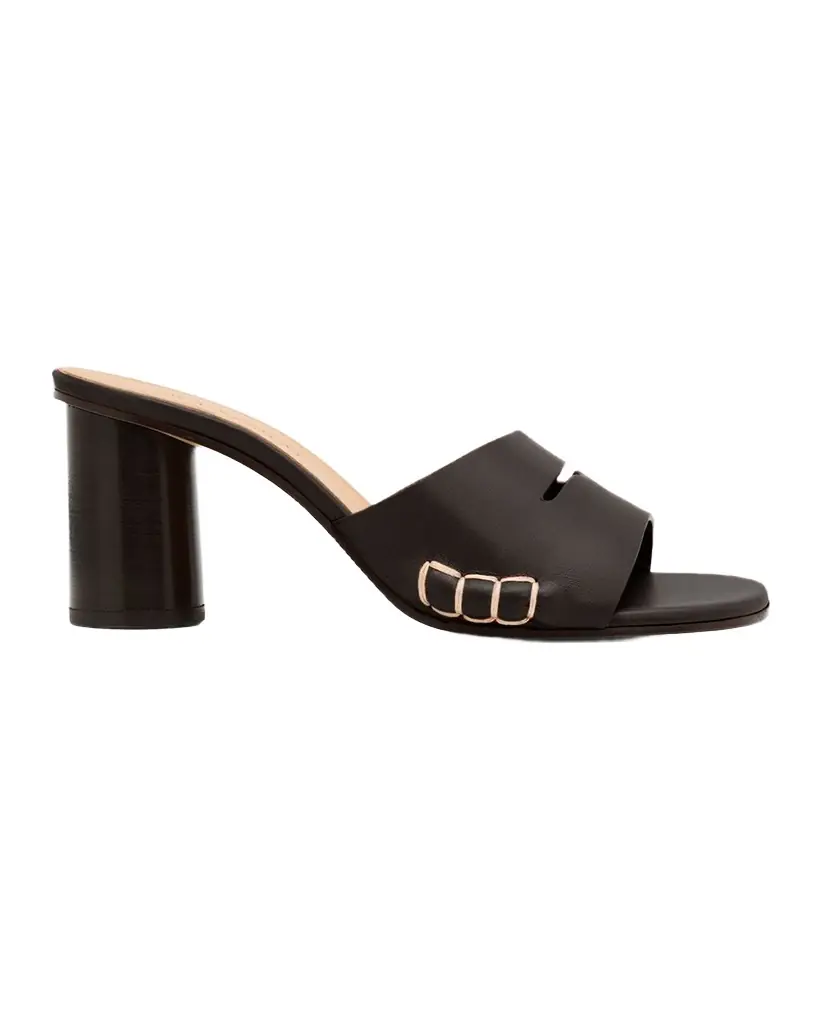 JW Anderson Leather Loafer-Inspired Mule Sandals