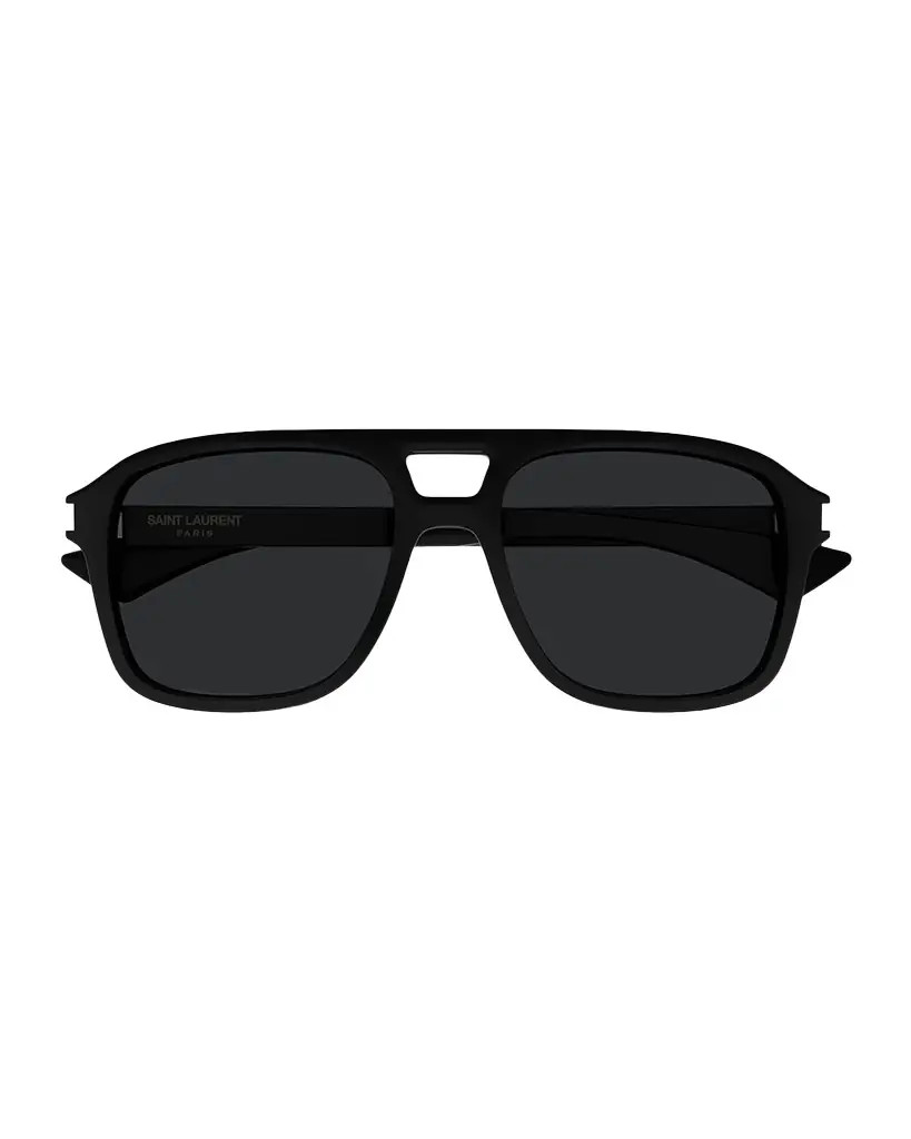 Saint Laurent Men 's SL 881-001 Acetate Rectangle Sunglasses