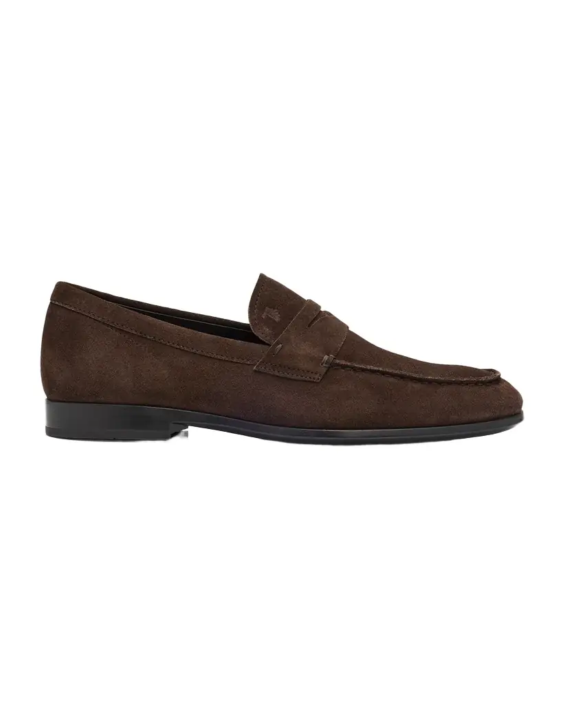 Tod 's Men 's Suede Penny Loafers