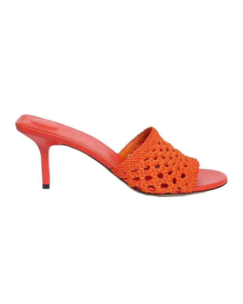 Jacquemus 75mm Les Cubisto Open-Knit Mules
