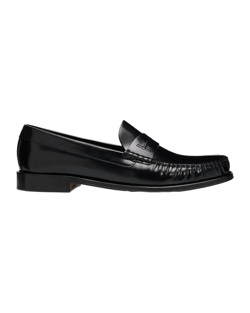 TOM FORD Men 's Oliver Leather Penny Loafers