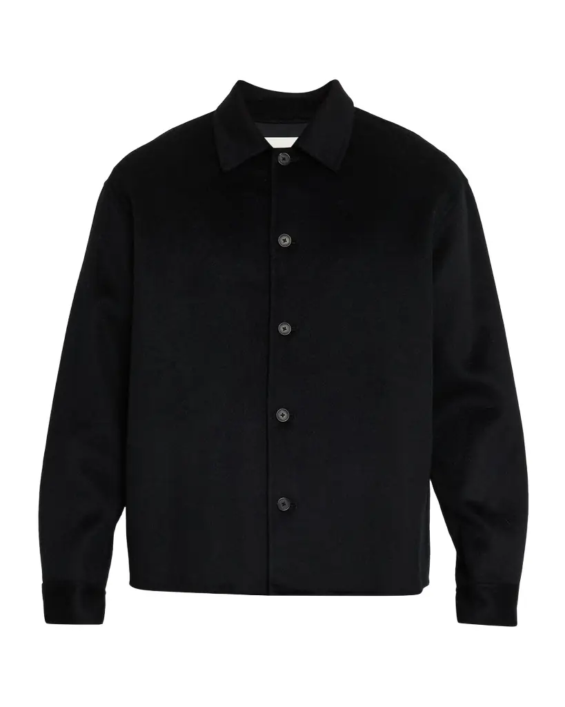 FRAME Men 's Double-Face Wool Overshirt