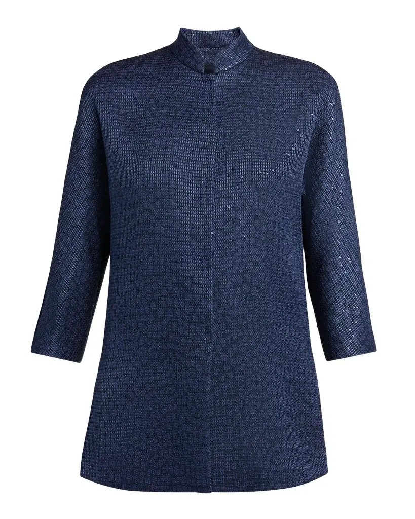 Giorgio Armani Sequined Single-Breasted Blazer