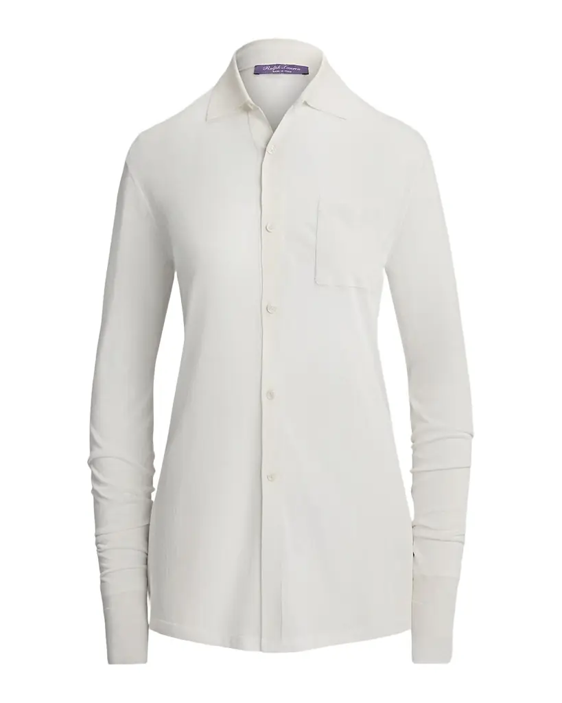 Ralph Lauren Collection Sheer Sweater Shirt