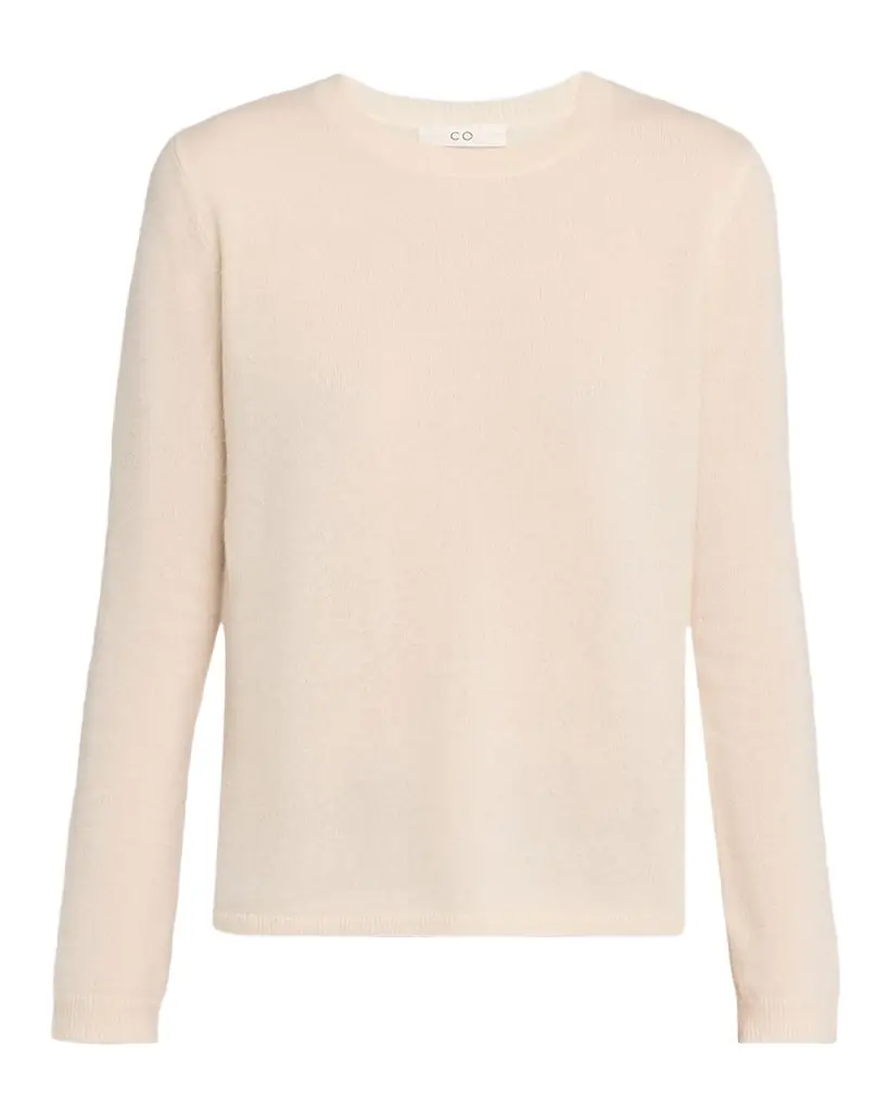 Co Long-Sleeve Cashmere Crewneck Sweater
