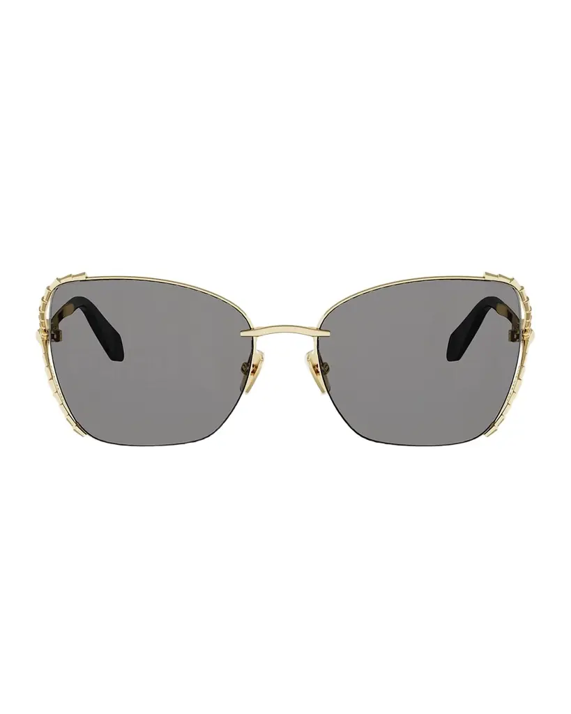 BVLGARI Serpenti Viper 56mm Butterfly Sunglasses