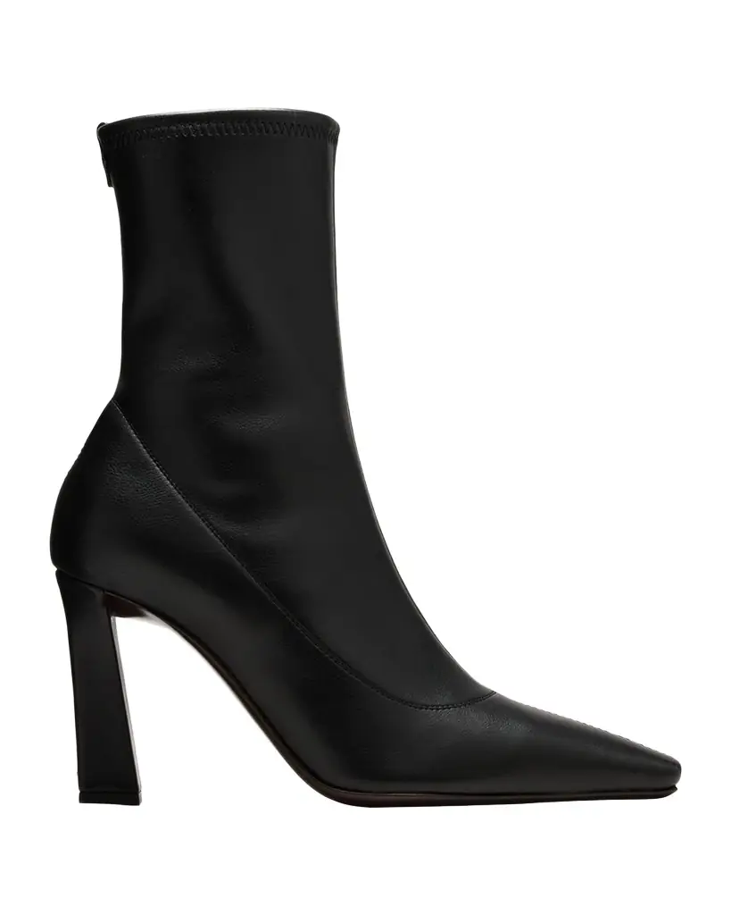 Giuseppe Zanotti Barbaro Stretch Leather Ankle Booties