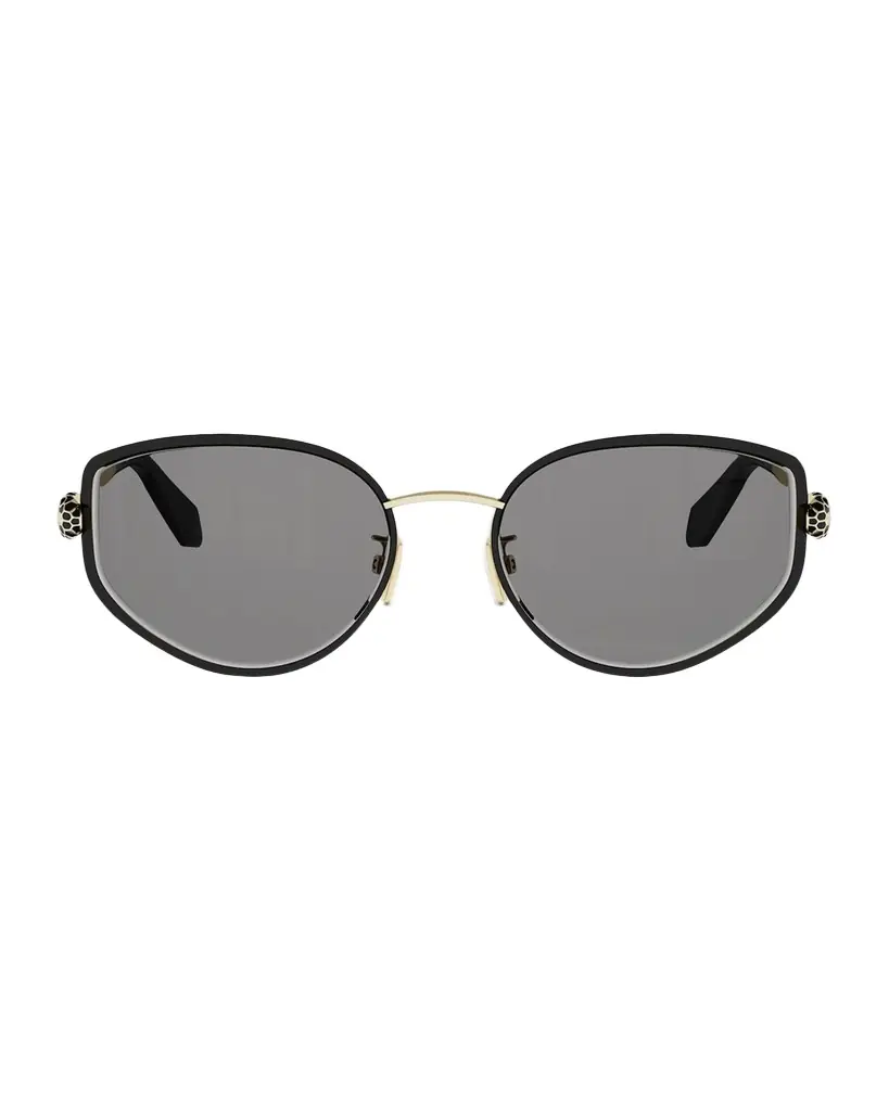 BVLGARI Serpenti Forever 55mm Oval Sunglasses