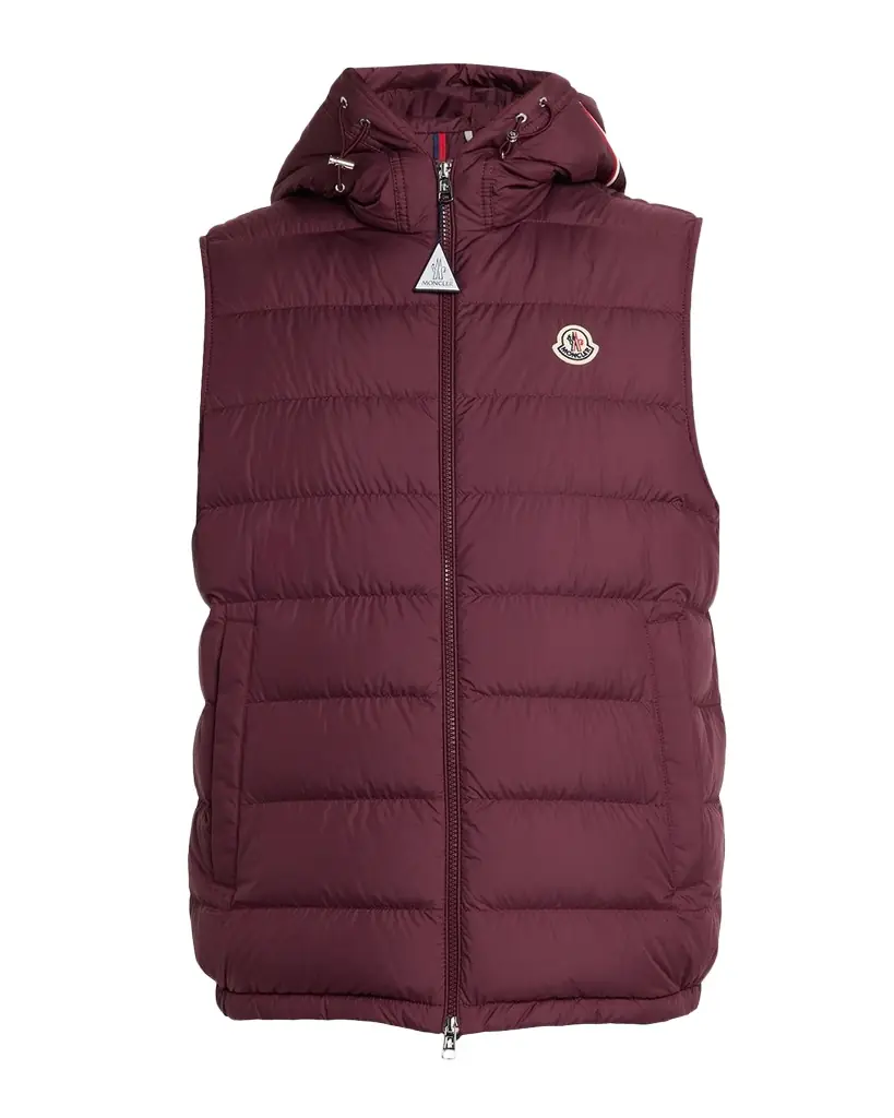 Moncler Men 's Hooded Down Vest