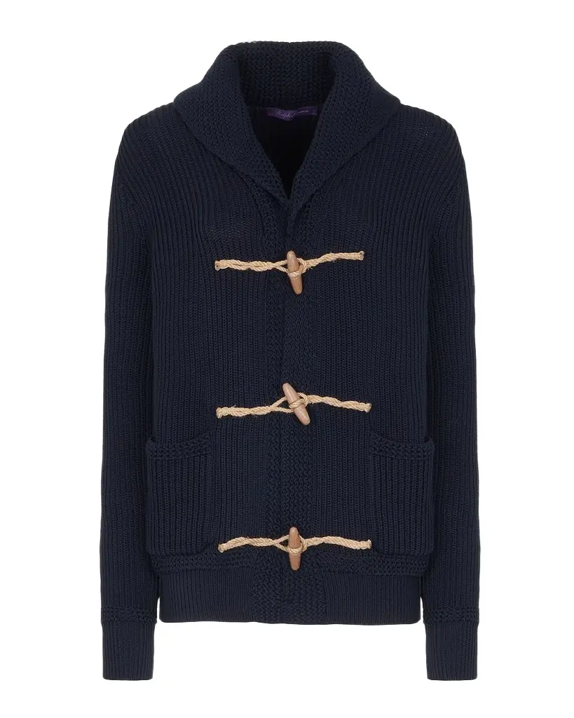 Ralph Lauren Collection Cotton-Silk Shawl-Collar Cardigan