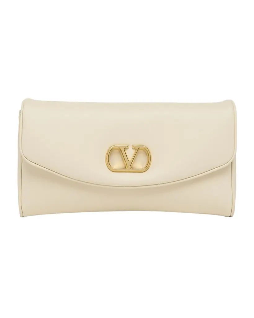 Valentino Garavani Small VLogo Leather Shoulder Bag