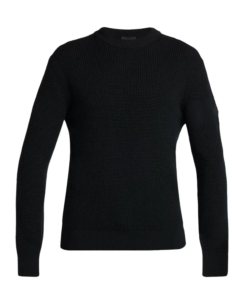 Moncler Men 's Wool Waffle-Knit Crewneck Sweater