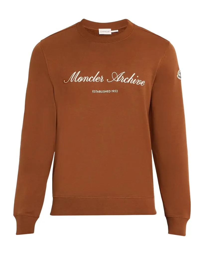 Moncler Men 's Cotton-Blend Logo Sweatshirt