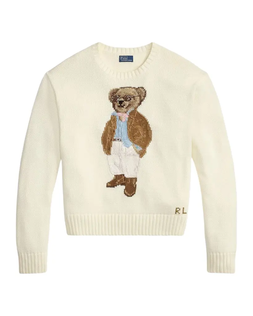 Polo Ralph Lauren Polo Bear Cotton Crewneck Sweater