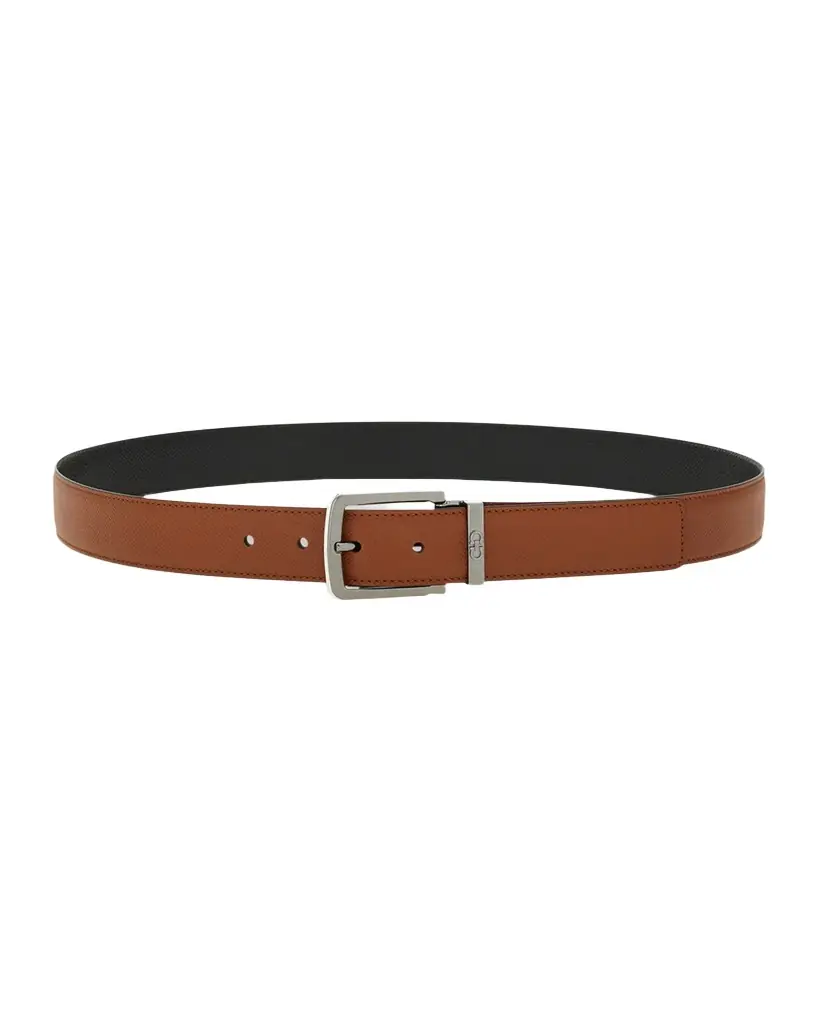 Ferragamo Men 's Reversible Leather Belt