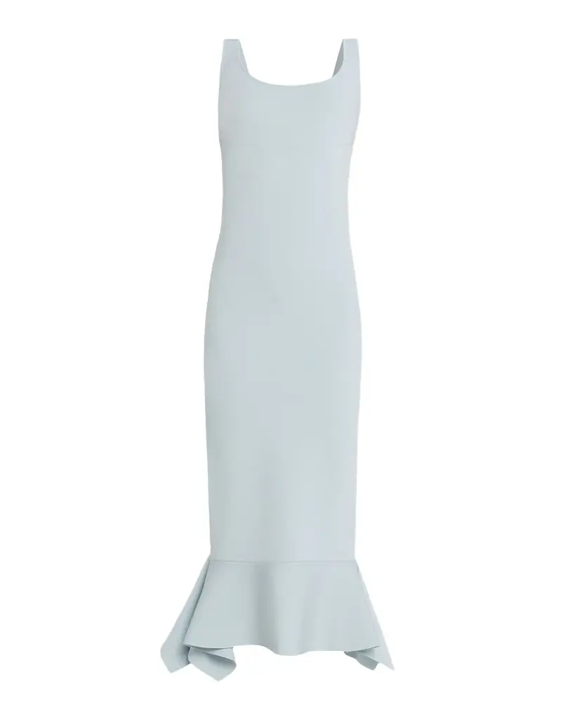 Roland Mouret Fit-And-Flare Knit Midi Dress