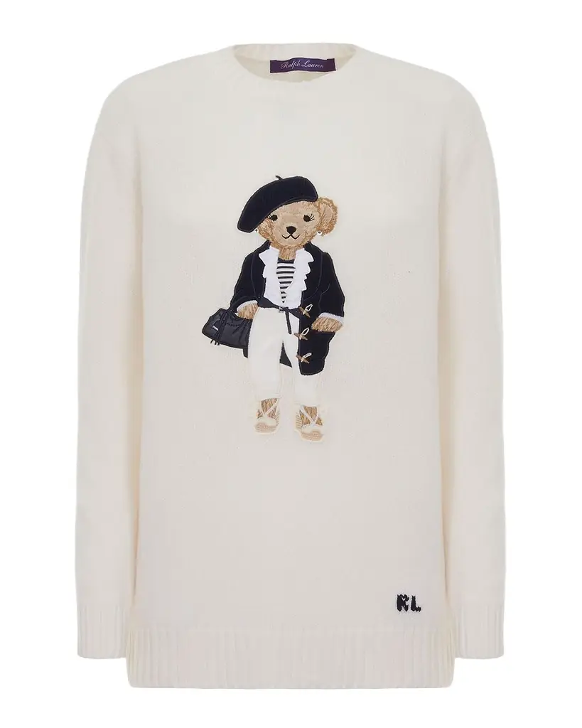 Ralph Lauren Collection Pre-Spring Polo Bear Cashmere Sweater