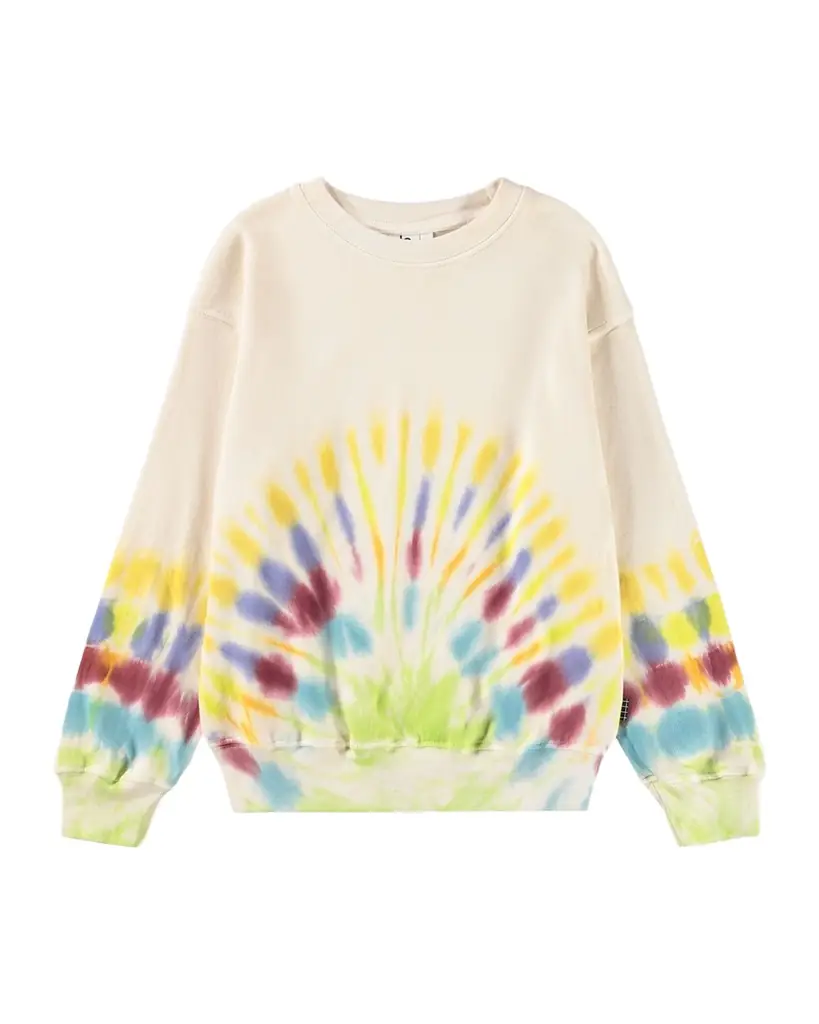 Molo Boy 's Memphis Tie-Dye Organic Cotton Sweatshirt