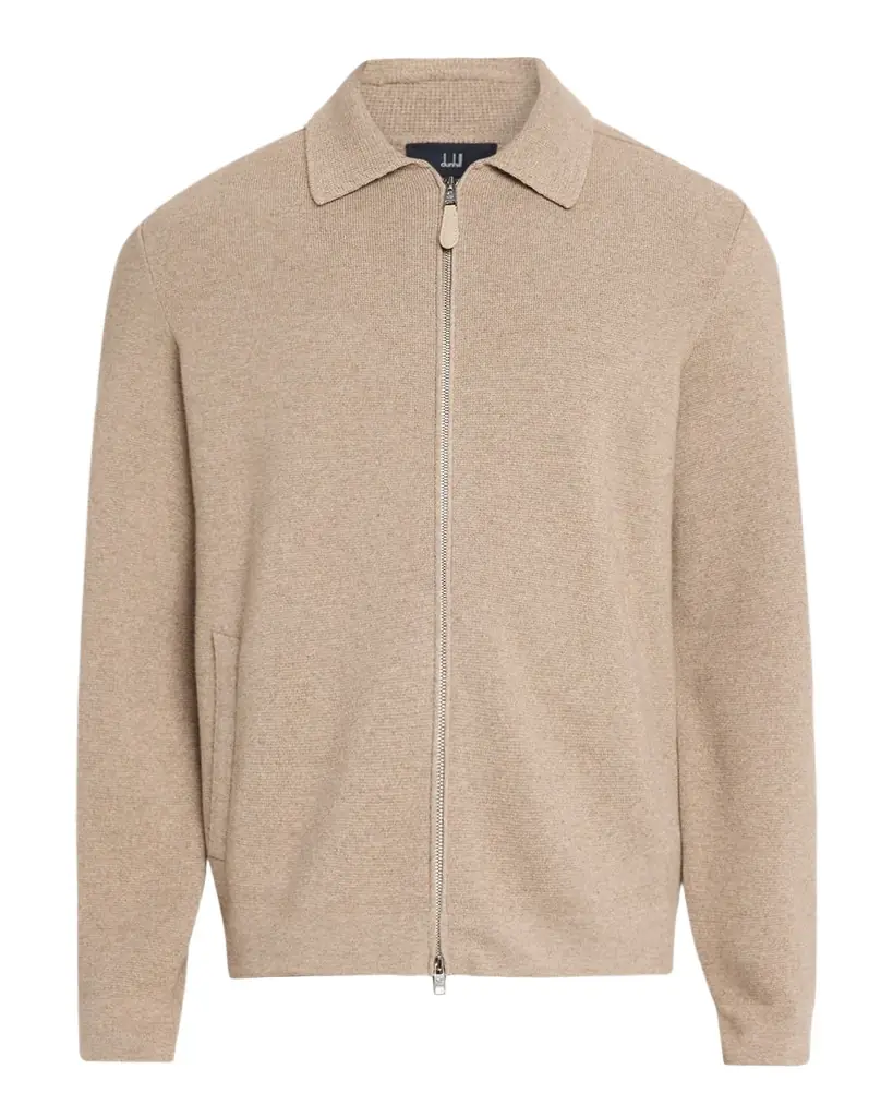 dunhill Men 's Cotton and Cashmere Full-Zip Blouson