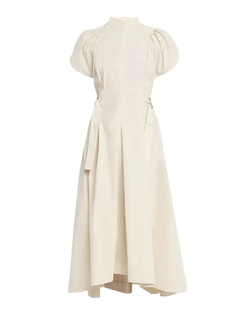3.1 Phillip Lim A-Line Tulip-Sleeve Midi Dress