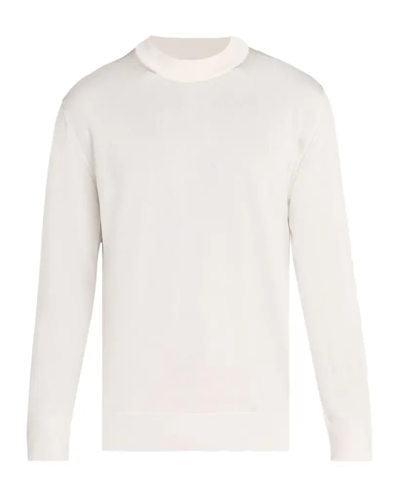 Stefano Ricci Men 's Silk Knit Mock-Neck Sweater