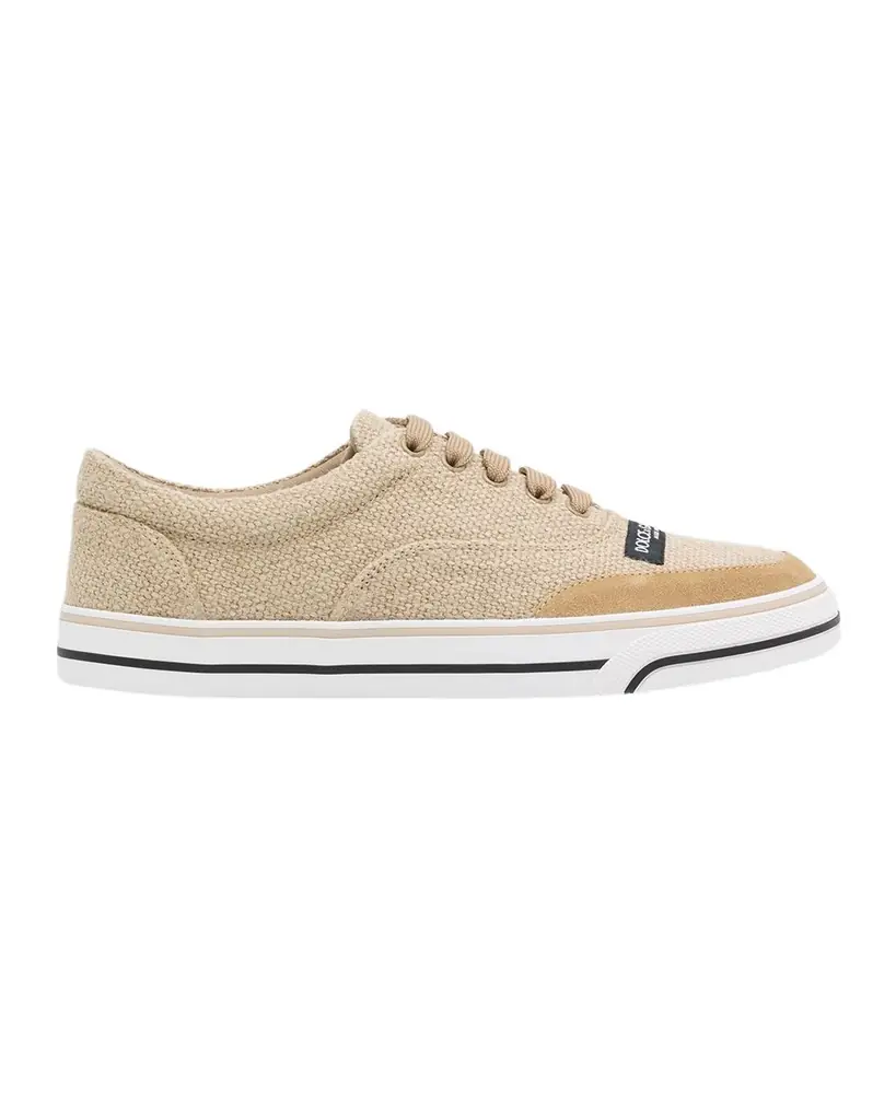 Dolce & Gabbana Men 's DG Sailing Linen Low-Top Sneakers