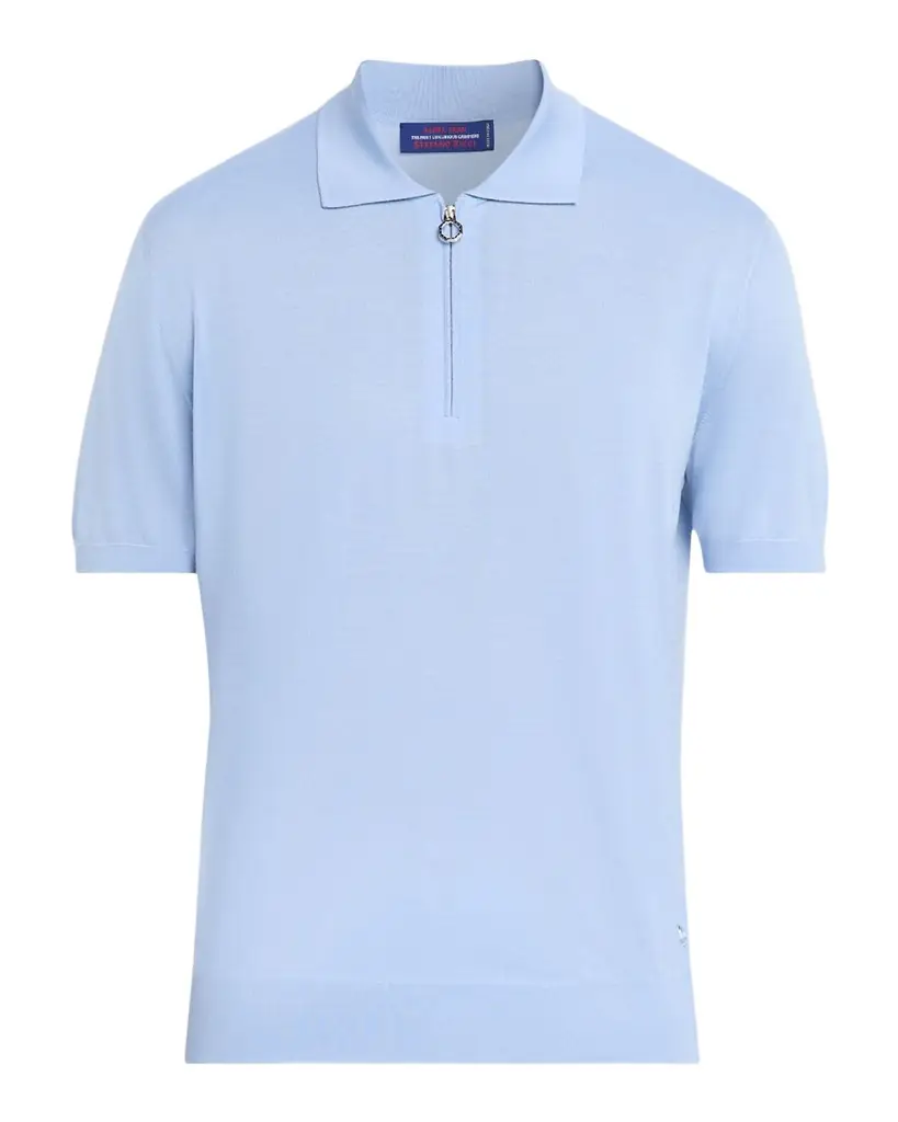 Stefano Ricci Men 's Cashmere, Wool and Silk Quarter-Zip Polo Shirt