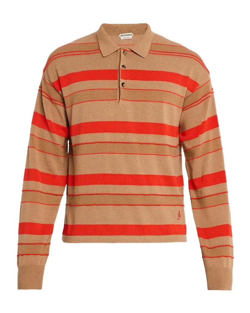 JW Anderson en 's ulti-Stripe Knit Rugby Shirt