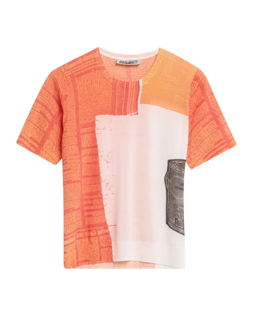 Jason Wu Collection x Robert Rauschenberg Cat Paws-Print T-Shirt