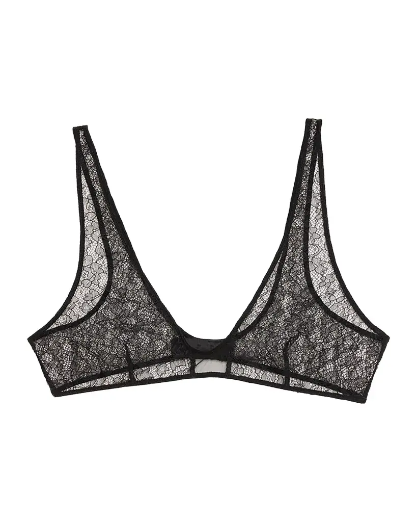 Kiki De Montparnasse Petite Fleur Wireless Floral Lace Bra