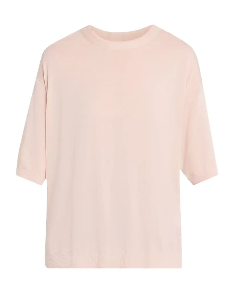 Lafayette 148 New York Drop-Shoulder Merino Wool Knit Sweater