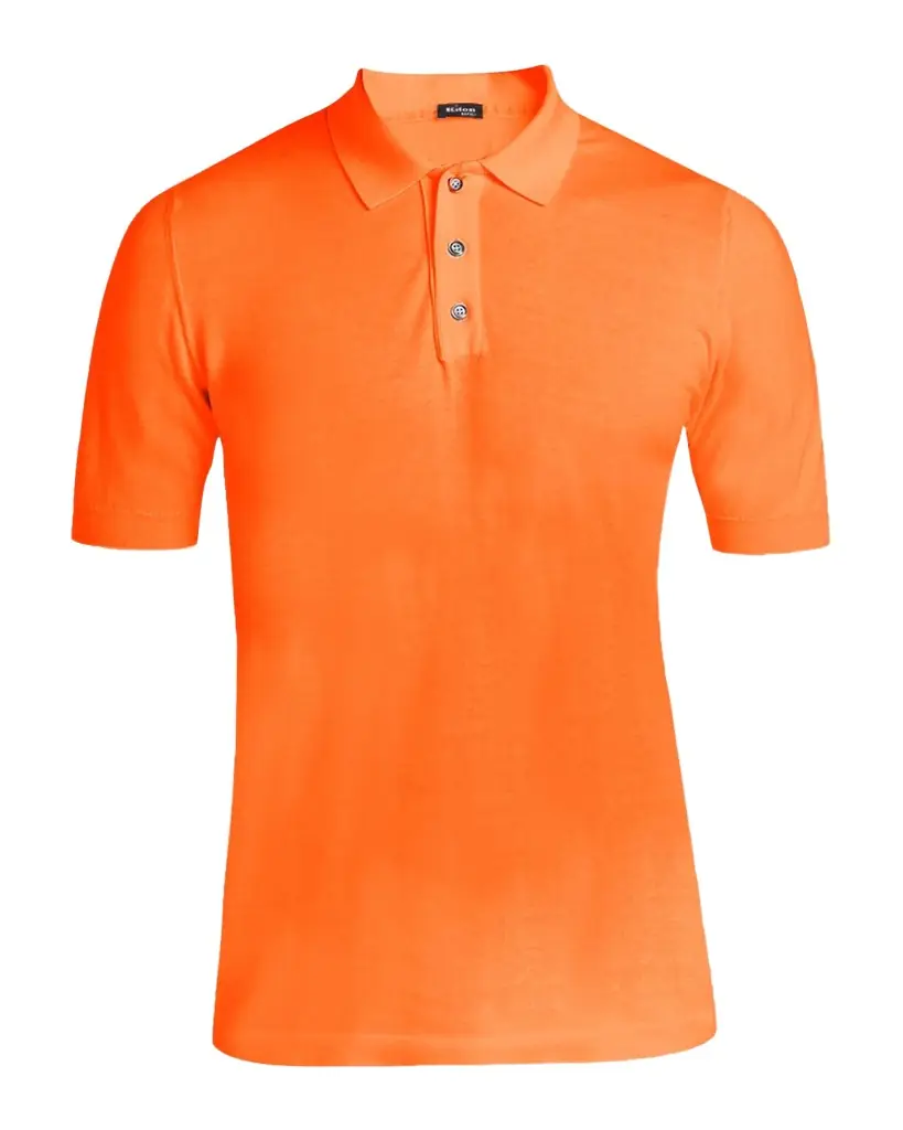 Kiton Men 's Cotton Classic-Fit Polo Shirt